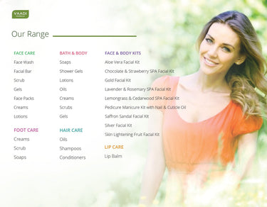 Vaadi Herbals Luxurious Saffron Shower Gel, 300g (Pack of 2)